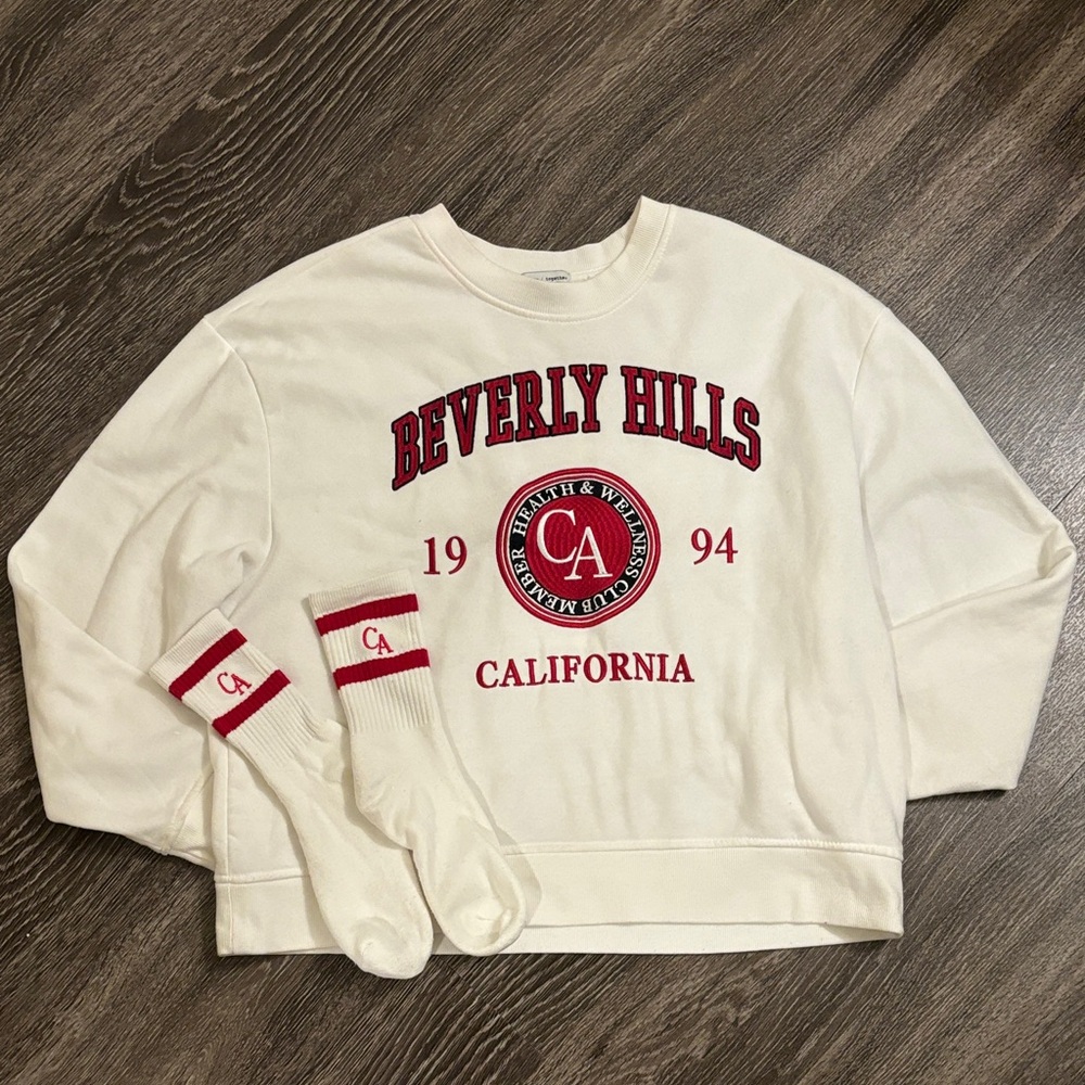 Beverly Hills California Sweatshirt and Socks Set